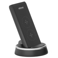 Артикул: 83060. Внешний аккумулятор с беспроводной зарядкой Nillkin PowerMount NKA08 10000 мАч Серый (Уцененный кат.А)