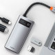 Хаб Baseus Metal Gleam 4-in-1 Серый - Изображение 162874