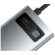 Хаб Baseus Metal Gleam 4-in-1 Серый - Изображение 162876