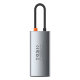 Хаб Baseus Metal Gleam 4-in-1 Серый - Изображение 162877