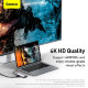 Хаб Baseus Metal Gleam 4-in-1 Серый - Изображение 162878