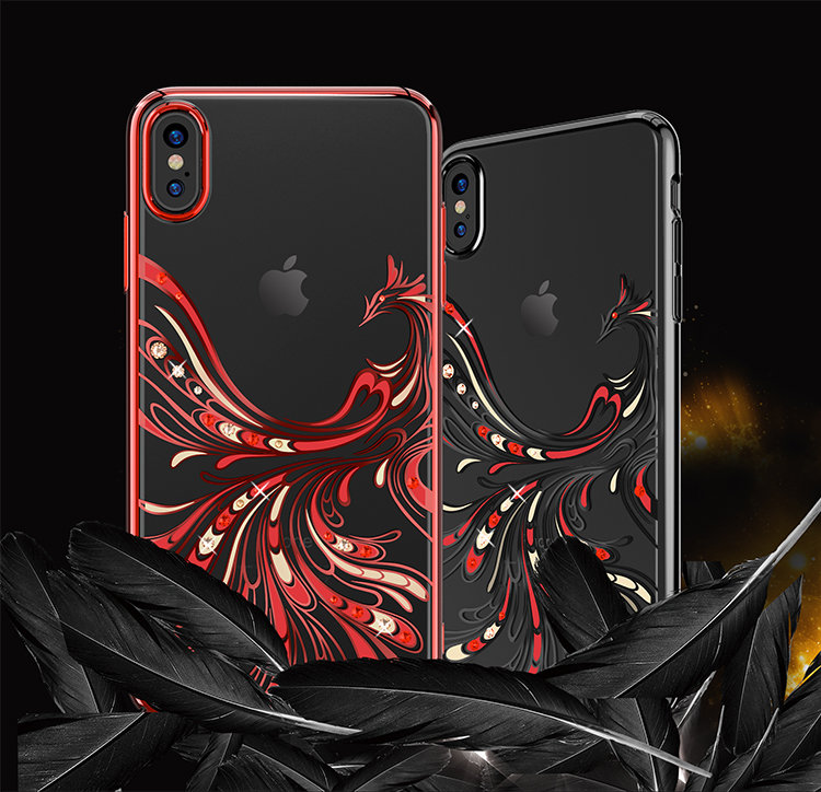 

Чехол PQY Flying для iPhone Xs Max Silver Frame