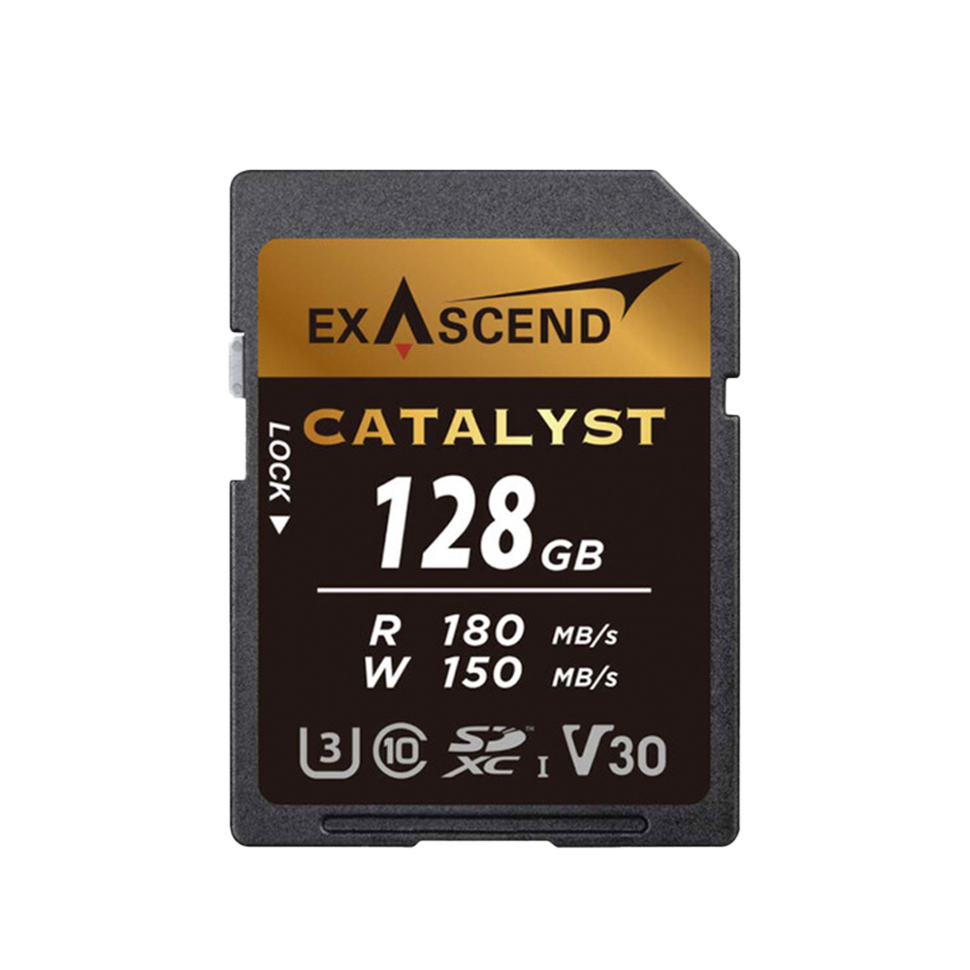 Карта памяти Exascend Catalyst UHS-I SD V30 128GB (Уцененный кат.Б) 