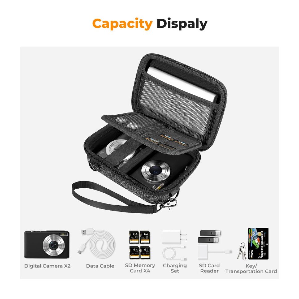 

Сумка K&F Concept Crossbody Camera Bag Серая KF13.167V1