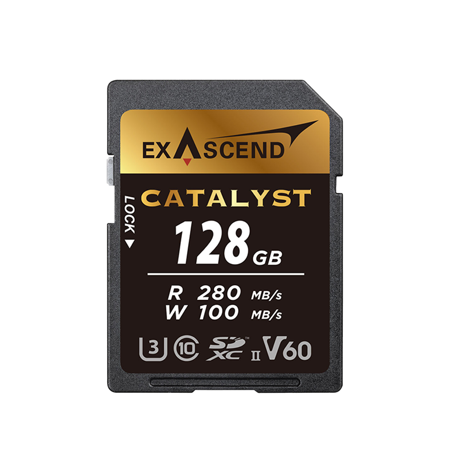 Карта памяти Exascend Catalyst UHS-II SD V60 128GB 