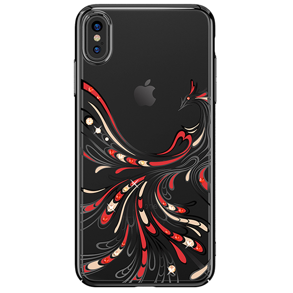Чехол PQY Flying для iPhone Xs Max Black Frame 