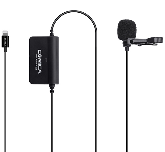 Микрофон петличный CoMica CVM-SIG.LAV V05 Mi Lightning (Уцененный кат. А) 
