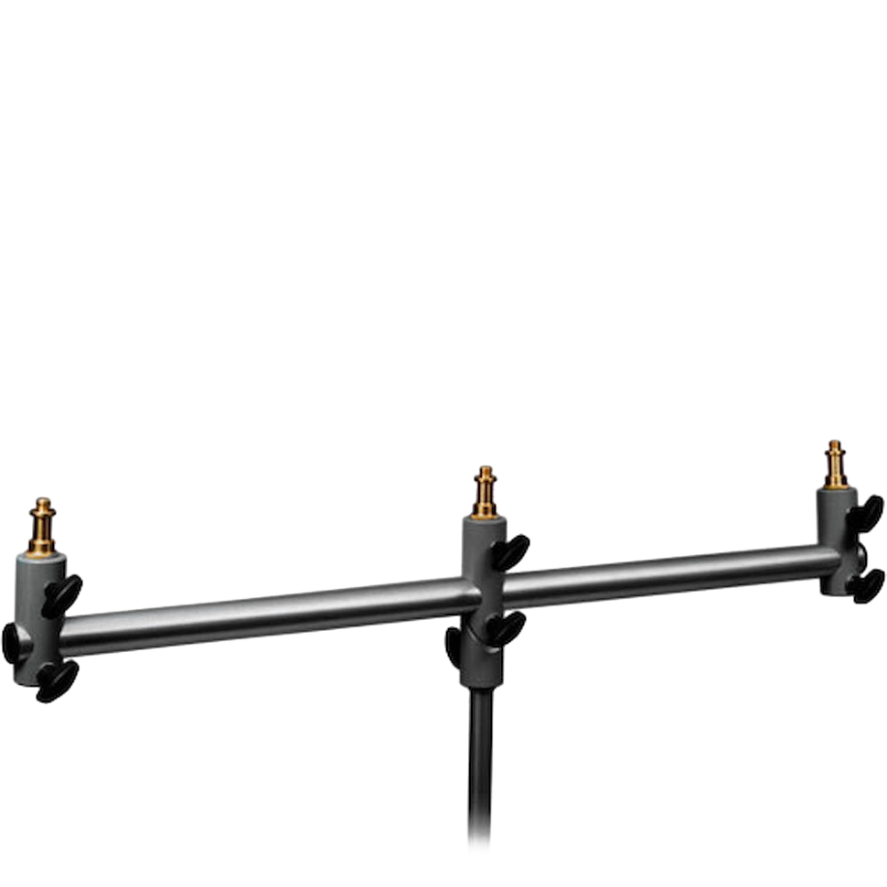 Держатель Manfrotto 154B для 3 микрофонов черный 