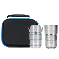 Артикул: 82062. Комплект объективов Sirui Sniper 16/75mm F1.2 AF APS-C E-Mount Серебро
