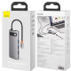 Хаб Baseus Metal Gleam 6-in-1 Серый - Изображение 162544