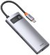 Хаб Baseus Metal Gleam 6-in-1 Серый - Изображение 162547