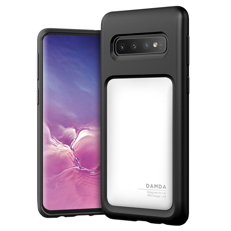 Чехол VRS Design Damda High Pro Shield для Galaxy S10 Cream White 
