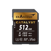 Артикул: 82263. Карта памяти Exascend Catalyst UHS-II SD V60 512GB