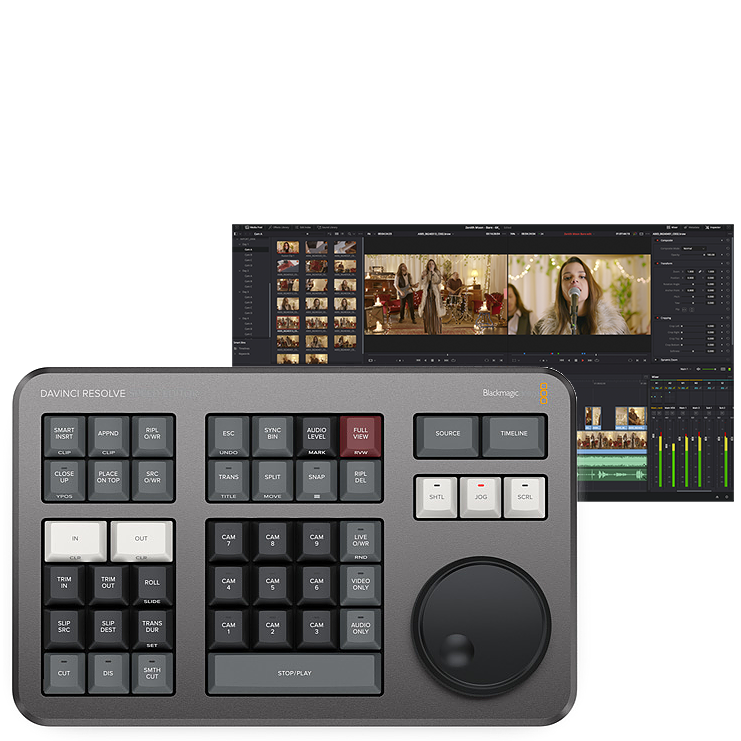 Клавиатура Blackmagic DaVinci Resolve Speed Editor 