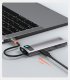 Хаб Baseus Metal Gleam 8-in-1 Серый - Изображение 162554