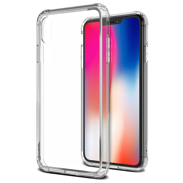 Чехол VRS Design Crystal Chrome для iPhone X/Xs Clear 
