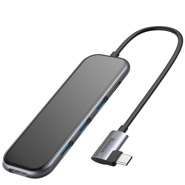 Хаб Baseus Mirror BZ0G (3xUSB3.0+HD4K+PD) 