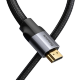 Кабель Baseus Enjoyment HDMI 4KHD 3м Серый - Изображение 109563