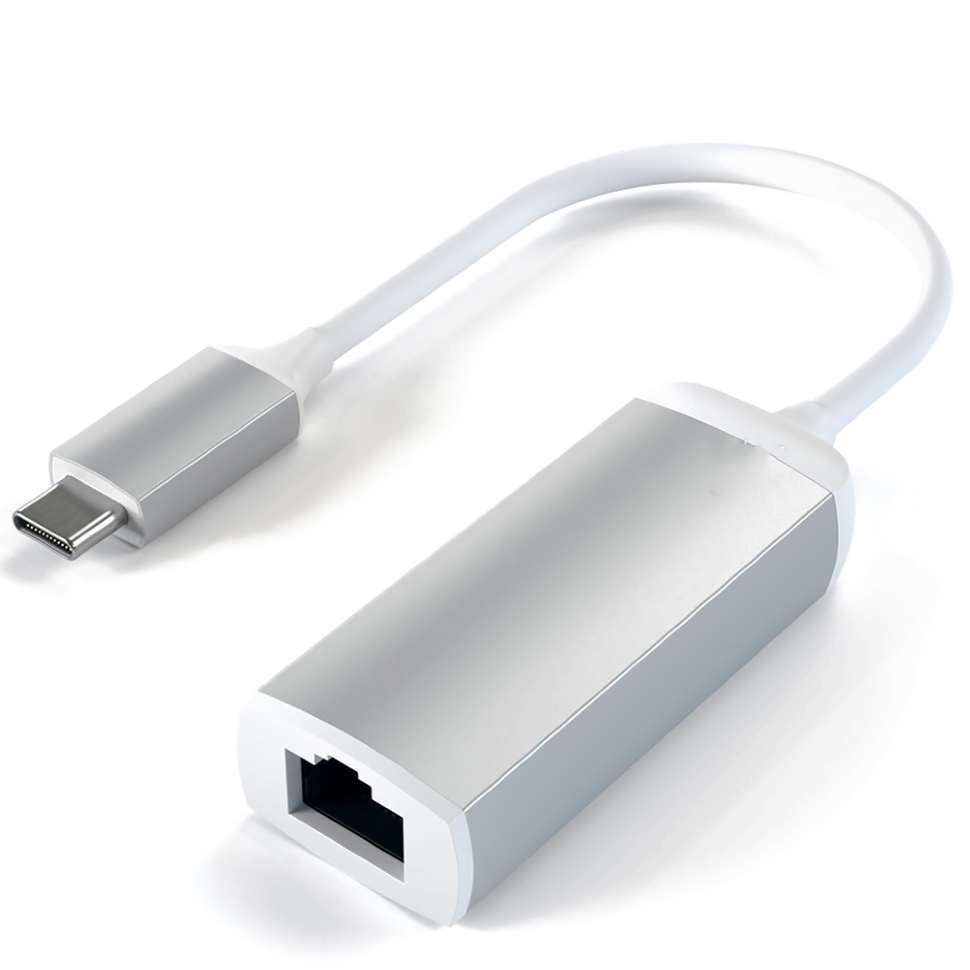 Адаптер Satechi Type-C Gigabit Ethernet adapter Серебро 