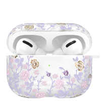 Артикул: 20664. Чехол PQY Flora для Apple AirPods Pro Фиолетовый