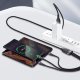 Кабель Baseus Flash One-for-three micro USB+Lightning+Type-C 5A 1.2м Черно-Серый - Изображение 153300