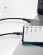 Кабель Baseus Flash One-for-three micro USB+Lightning+Type-C 5A 1.2м Черно-Серый - Изображение 153311