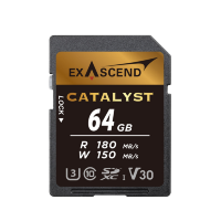 Артикул: 82264. Карта памяти Exascend Catalyst UHS-I SD V30 64GB