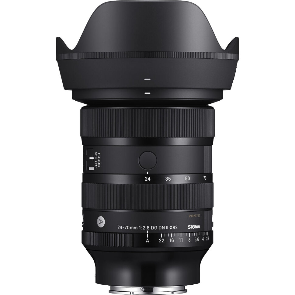 

Объектив Sigma 24-70mm f2.8 DG DN II Art E-mount SIG AF 24-70MMF/2.8 DG DNII (A)F/SONY