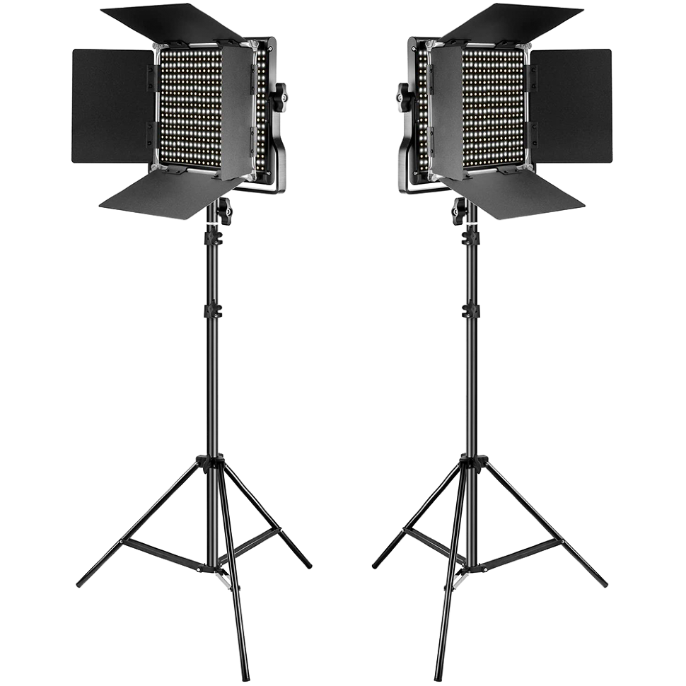 Комплект осветителей Neewer NL 660 Чёрный (2шт) 