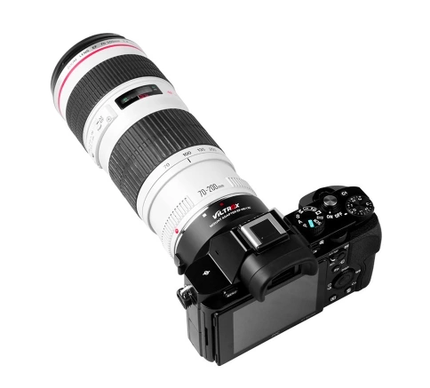 Адаптер Viltrox EF-NEX IV для объектива Canon EFEF-S на байонет Sony E-mount