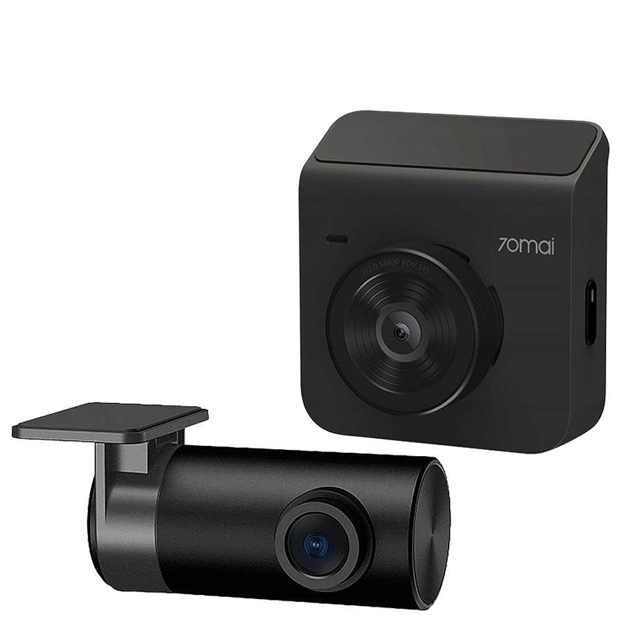 Видеорегистратор 70mai Dash Cam A400 + камера RC09  серый 