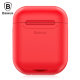 Чехол с беспроводной зарядкой Baseus для Airpods Красный - Изображение 81752