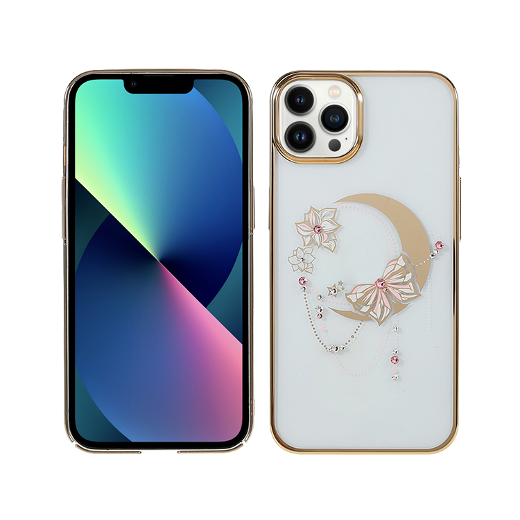 

Чехол PQY Moon для iPhone 13 Pro Butterfly Kingxbar IP 13 6.1+