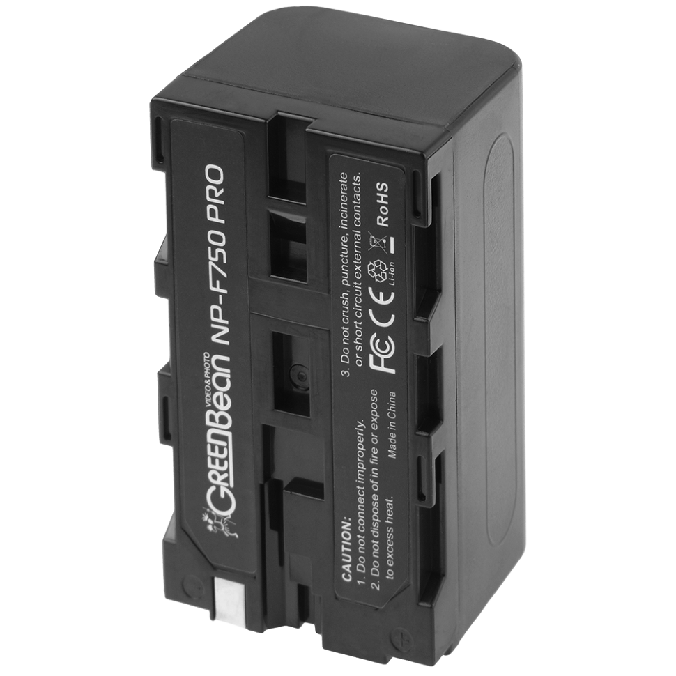 Аккумулятор GreenBean NP-F750 PRO 6700мАч 