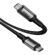 Кабель Baseus Cafule Type-C PD3.1 60Вт 1м Серо-Чёрный - Изображение 109182