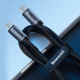 Кабель Baseus Cafule Type-C PD3.1 60Вт 1м Серо-Чёрный - Изображение 109185
