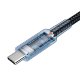 Кабель Baseus Cafule Type-C PD3.1 60Вт 1м Серо-Чёрный - Изображение 109188