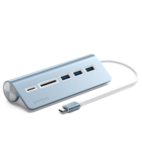 Артикул: 28464. Хаб Satechi USB-C Combo HUB for desktop Голубой
