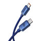 Кабель Baseus Crystal Shine CW-FXP Type-C 100W 1.2м Синий - Изображение 206387