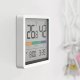 Метеостанция MIIIW NK5253 Mute Thermometer And Hygrometer Clock Белая - Изображение 227372