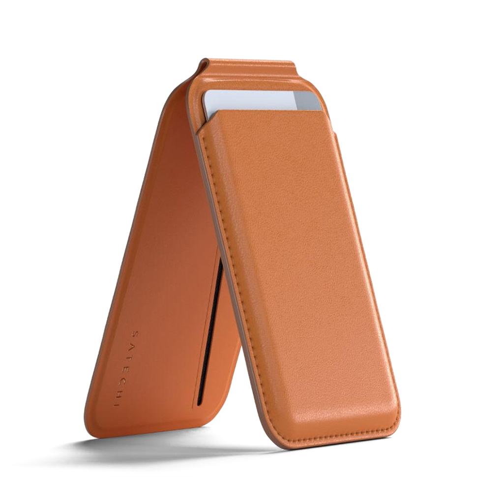 Подставка - картхолдер Satechi Magnetic Wallet Stand Оранжевая 
