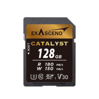 Артикул: 82265. Карта памяти Exascend Catalyst UHS-I SD V30 128GB