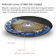 Быстрая беспроводная зарядка Baseus Donut Wireless Charger 15W Черная - Изображение 68203