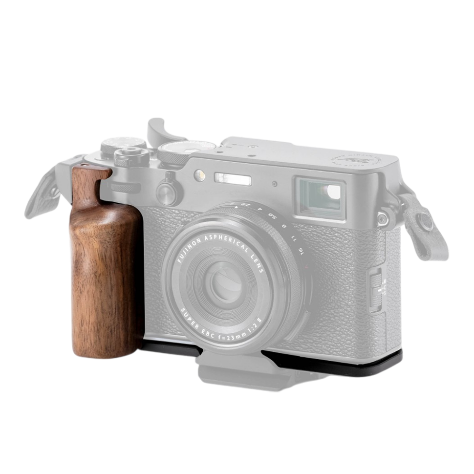 Площадка с рукояткой Tilta Wooden Grip для Fujifilm X100VI Чёрная 