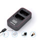 Зарядное устройство KingMa Dual Battery Charger для DMW-BLF19 - Изображение 274085