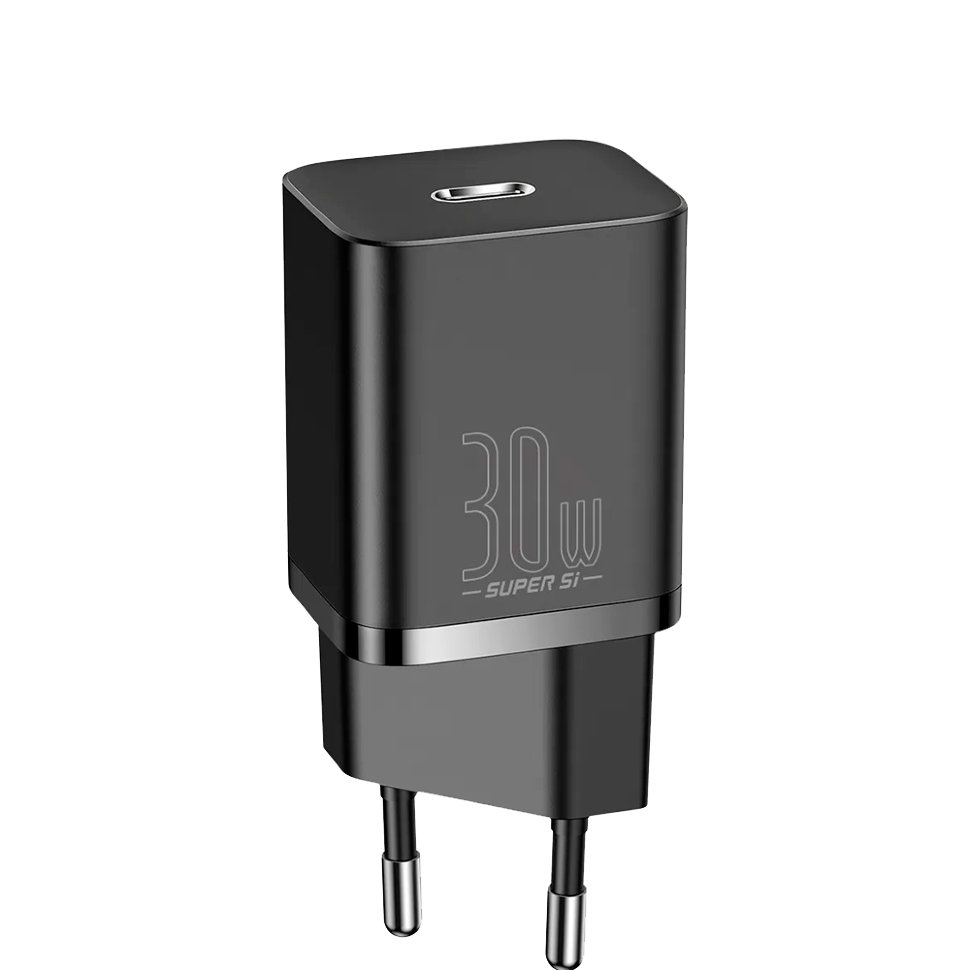 Сетевой адаптер Baseus Super Si IC 30W Чёрный 