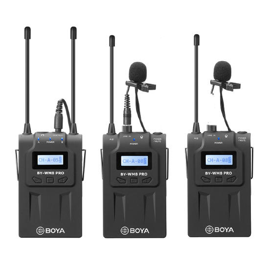 Радиосистема BOYA BY-WM8 Pro-K2 (RX + 2TX) 