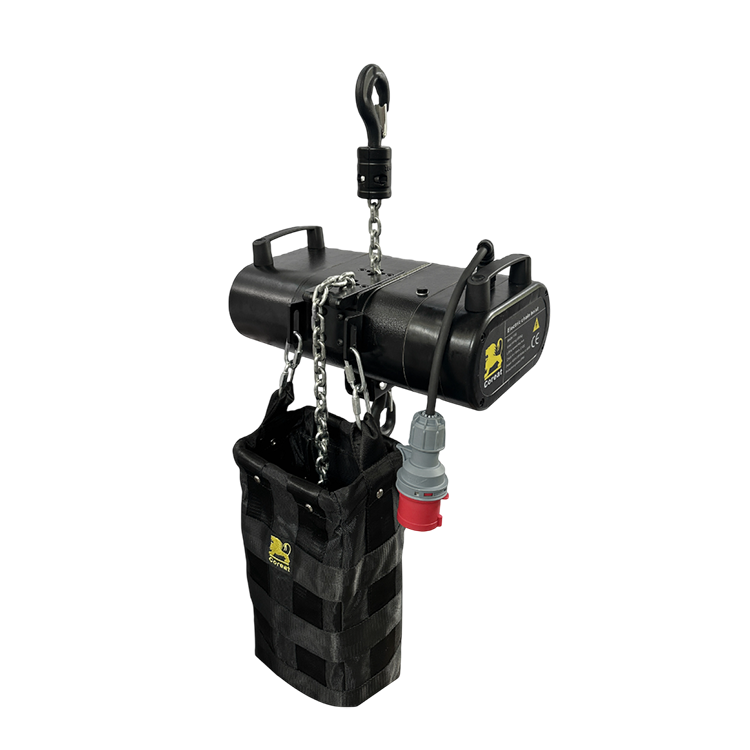 Электрическая цепная лебедка Coreat V05 D8PLUS 500кг с кейсом 