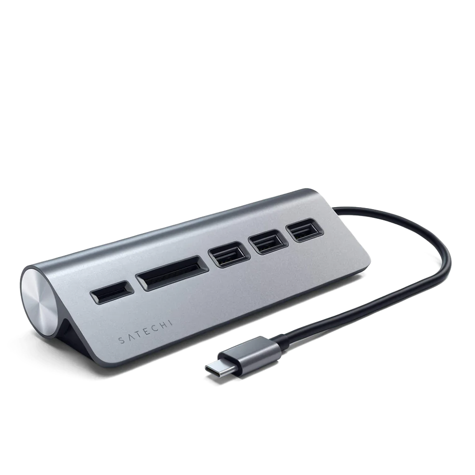 Хаб Satechi USB-C Combo HUB for desktop Серый 