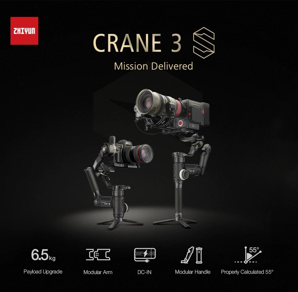 

Стабилизатор Zhiyun Crane 3S C020017INT